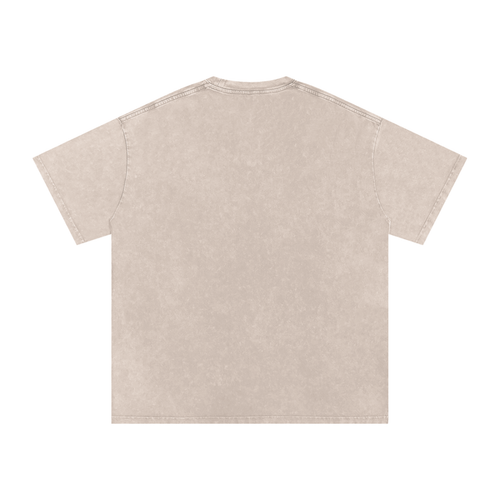 Women’s “Washed Horizon” Snow Washed Oversized Cotton T-Shirt