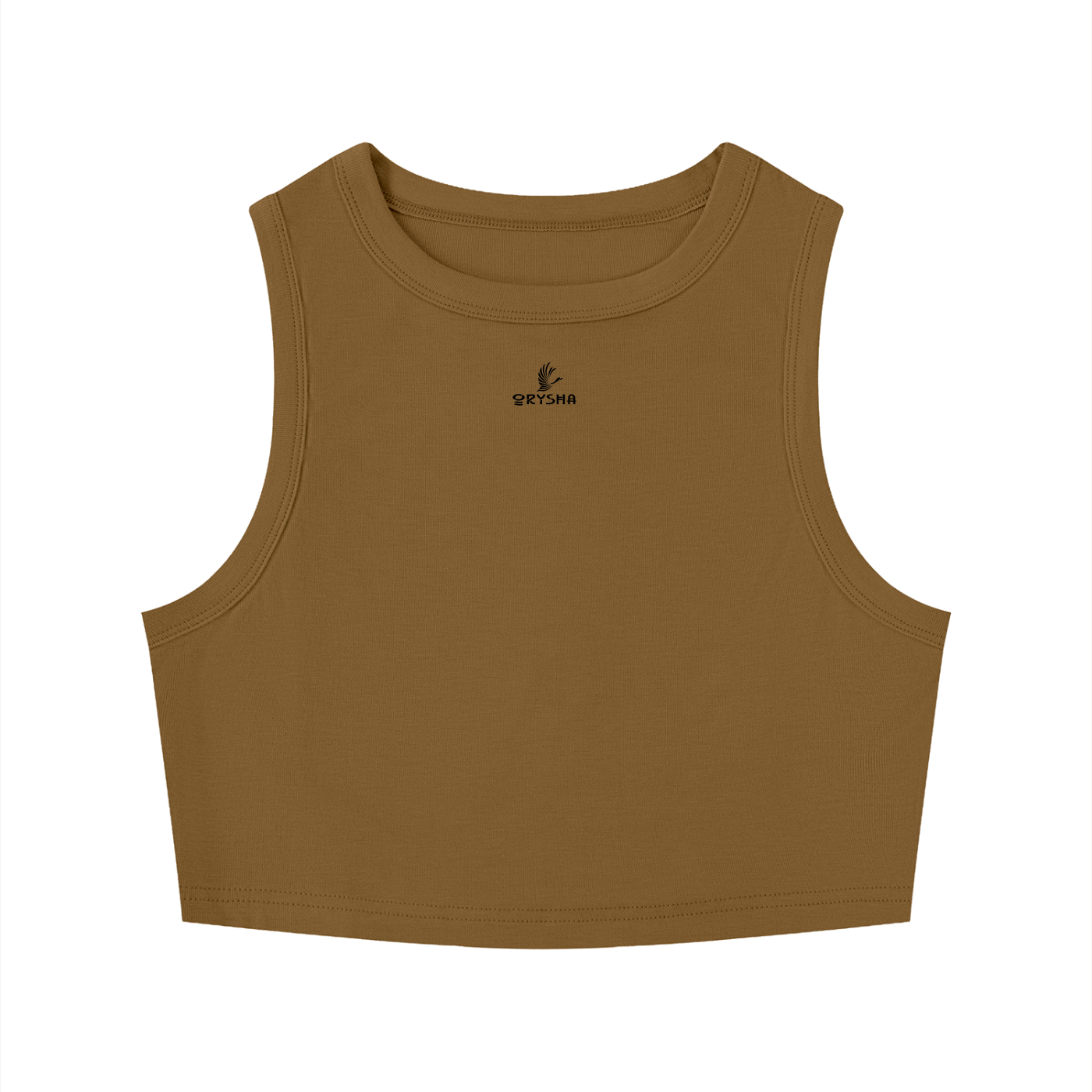 Women's Essential Tight Crewneck Crop Tank Top