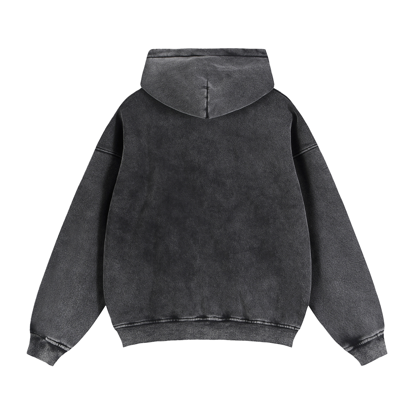 Women's Snow Washed Zip-Through Boxy Fleece Hoodie