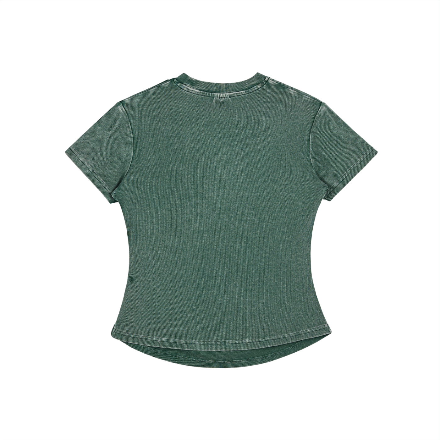 Women's Vintage Washed Bodycon Cotton T-Shirt