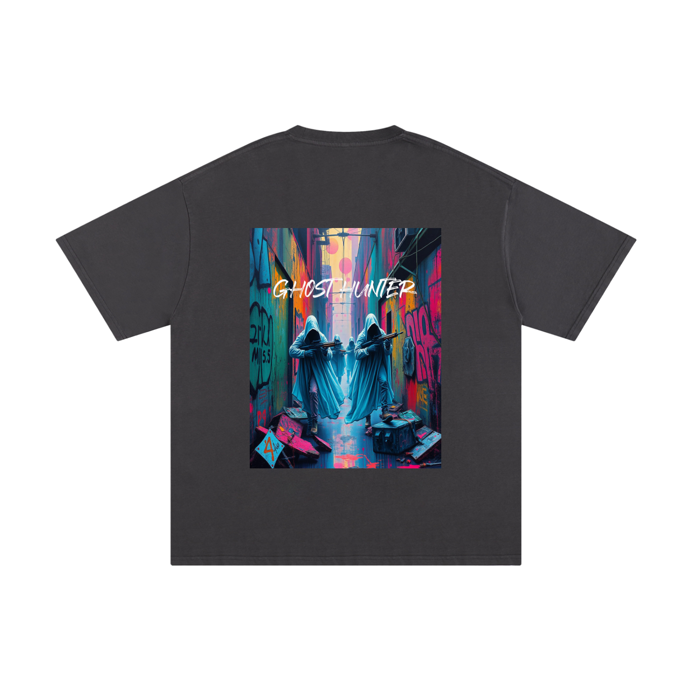 Men's "Ghost Hunters" Graphic Cotton T-Shirt