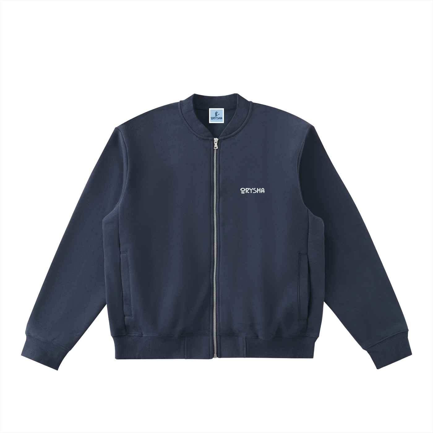 Men's "Midnight Panther" Fleeced Varsity Jacket