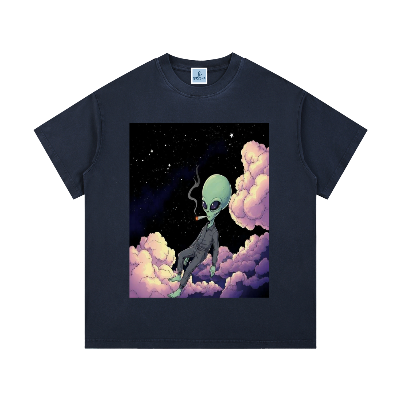 Unisex "Cosmic Drift" Vintage Cotton T-Shirt
