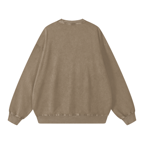 Unisex Essential Snow Washed Oversized Sweatshirt