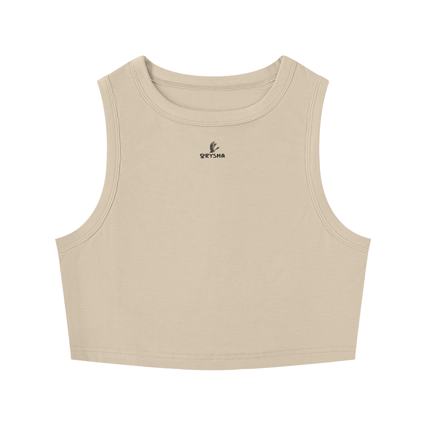 Women's Essential Tight Crewneck Crop Tank Top