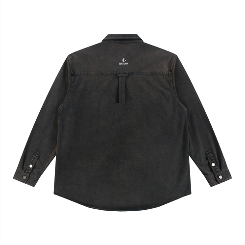 Women’s Denim Vintage Washed Heavyweight Shirt