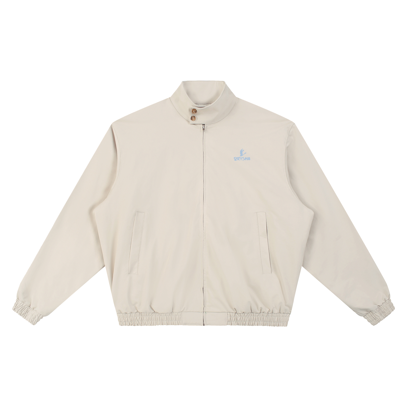 Unisex "LA" Stand Collar Bomber Jacket