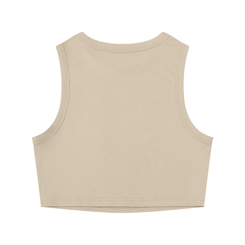 Women's Essential Tight Crewneck Crop Tank Top