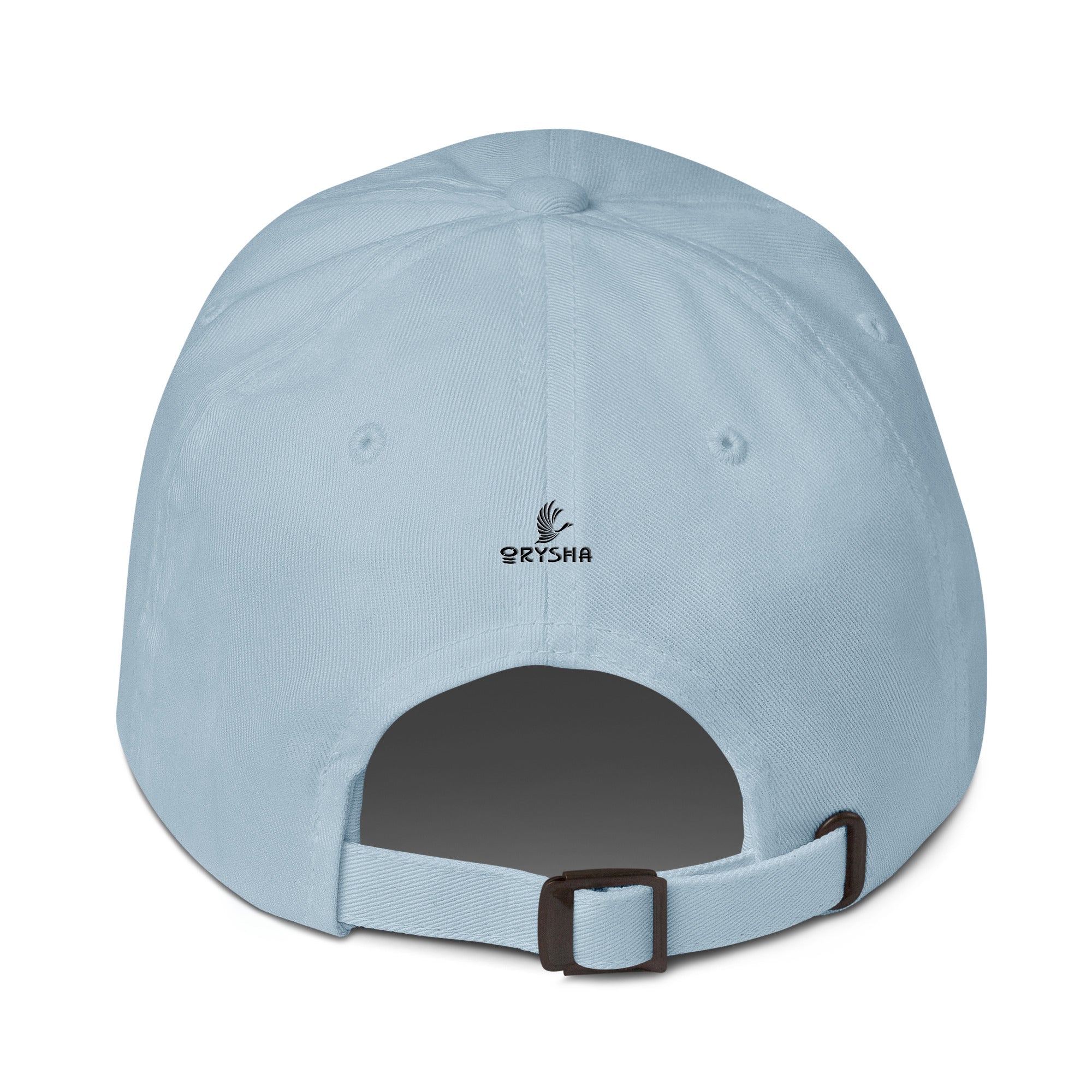 "Grounded" Embroidered Cotton Dad Hat