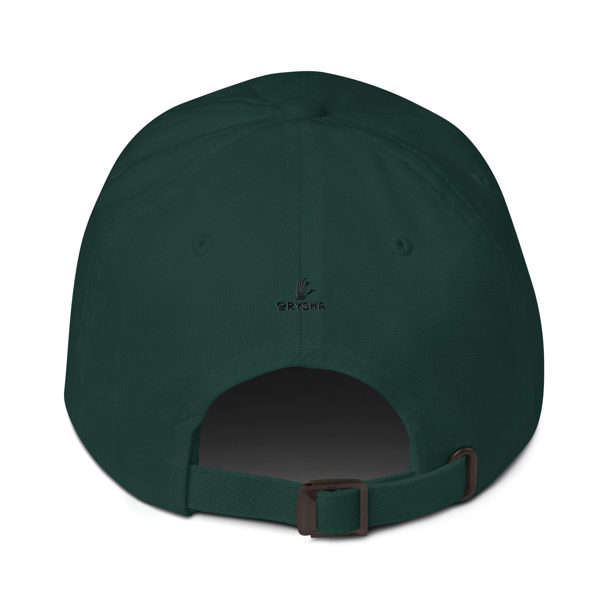 "Grounded" Embroidered Cotton Dad Hat