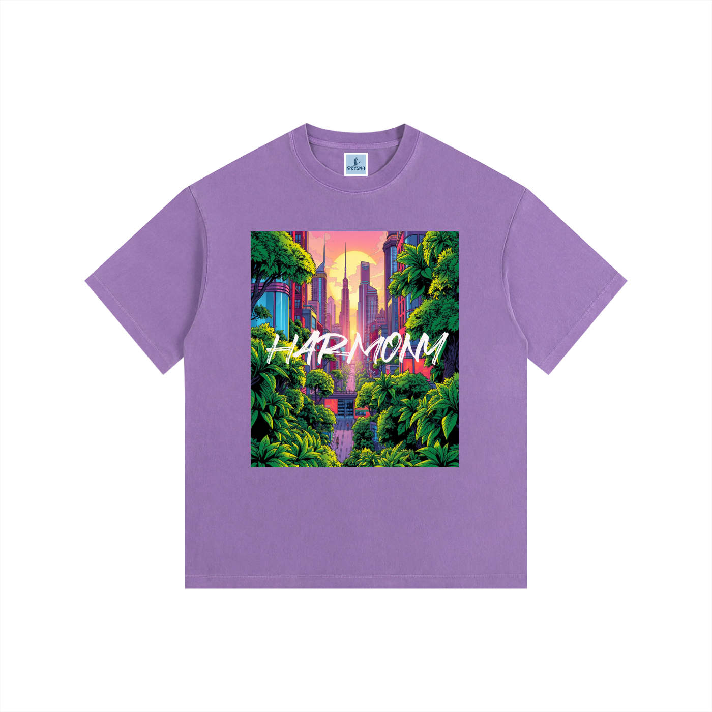 Women’s “Harmony” Vintage Washed Oversized Cotton T-Shirt