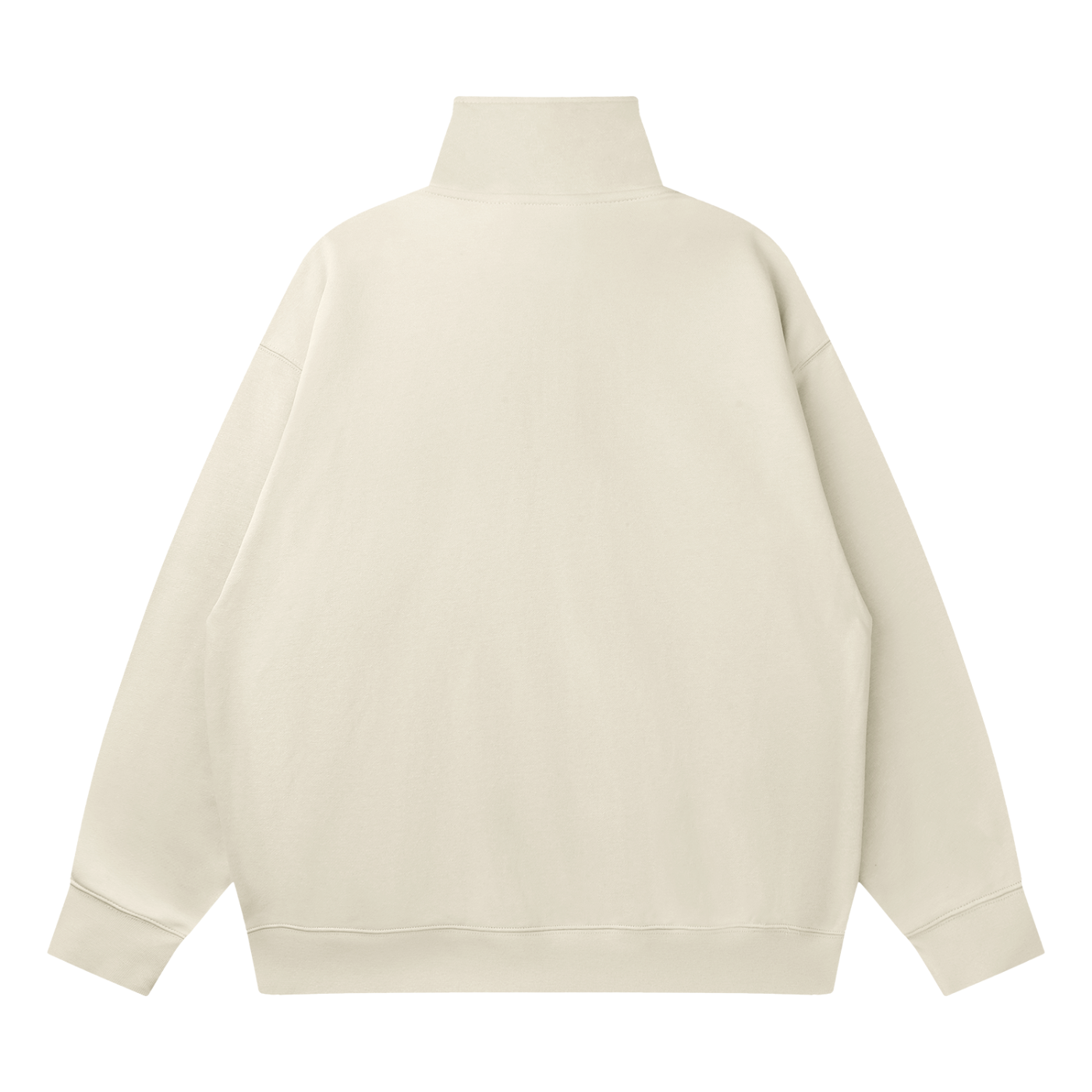 Unisex Essential Quarter-Zip Drop Shoulder Sweatshirt