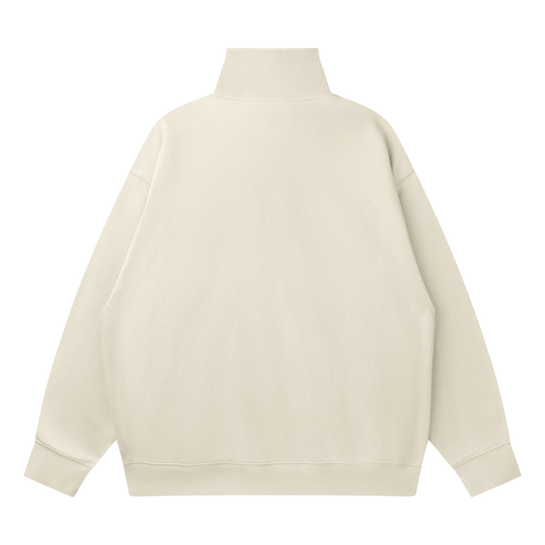 Unisex Essential Quarter-Zip Drop Shoulder Sweatshirt