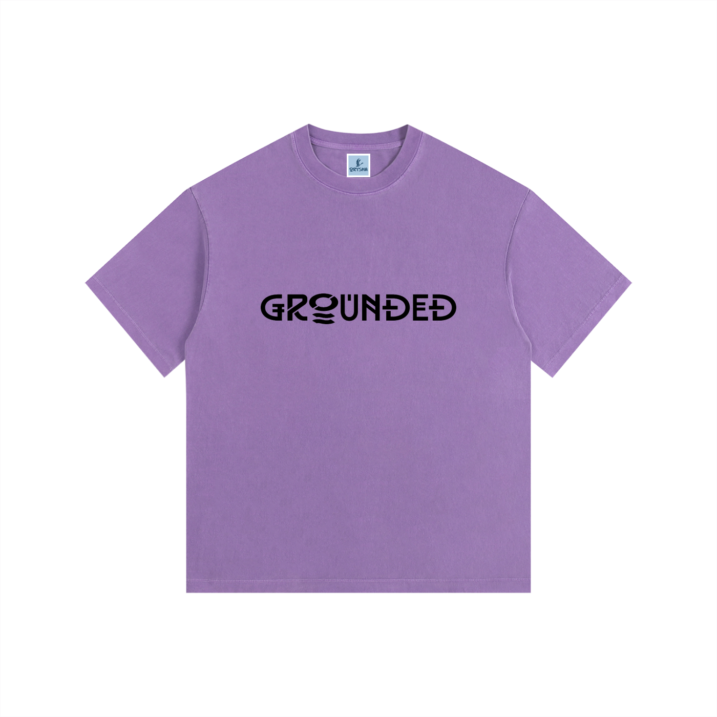 Unisex “Grounded” Vintage Washed Oversized Cotton T-Shirt
