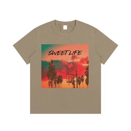 Women's "Sweet Life" Cotton Graphic T-Shirt