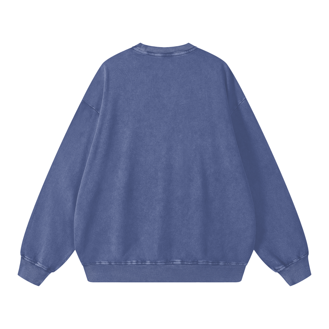 Unisex Essential Vintage Snow Washed Oversized Sweatshirt