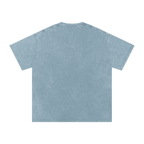 Women’s “Washed Horizon” Snow Washed Oversized Cotton T-Shirt