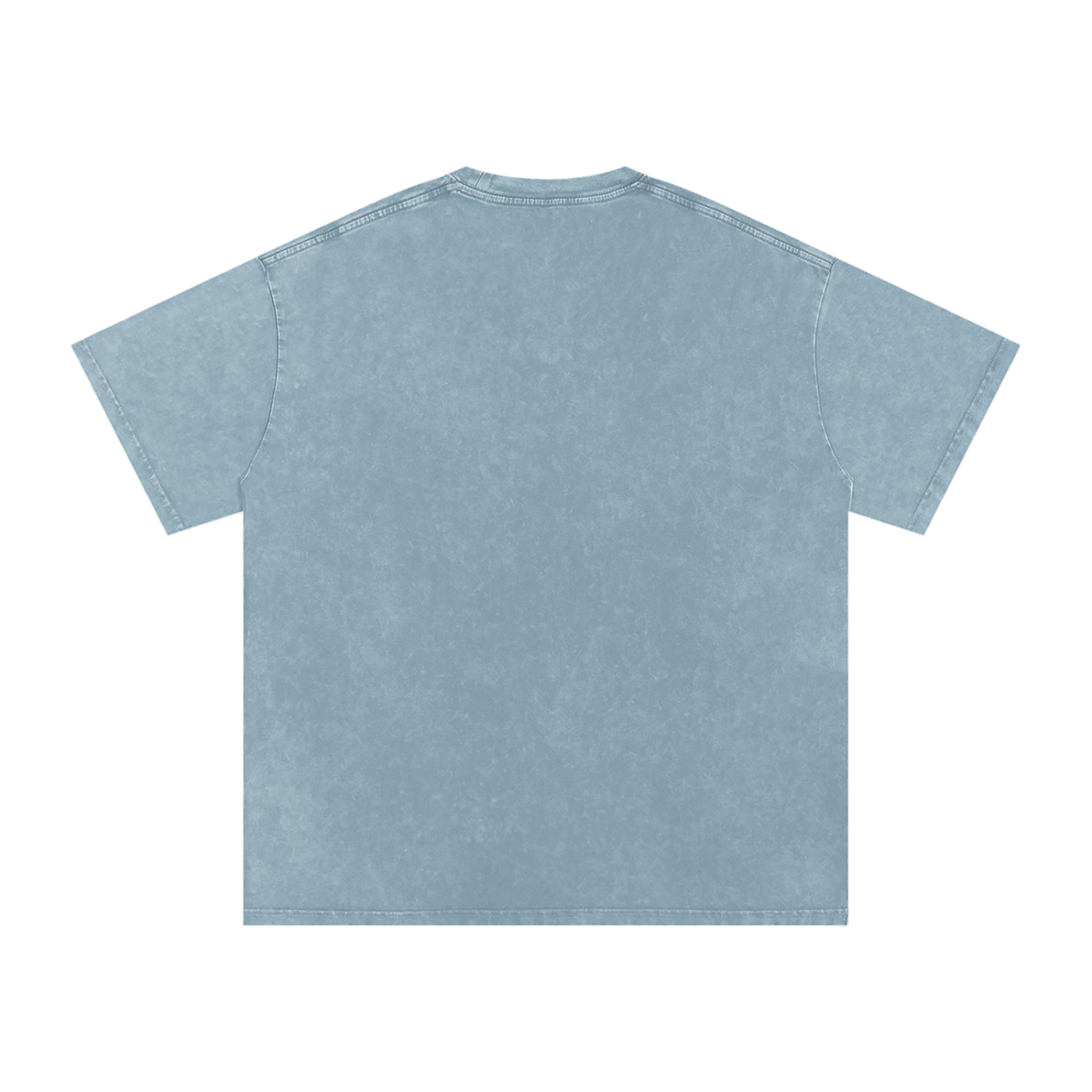 Unisex “Washed Horizon” Snow Washed Oversized Cotton T-Shirt