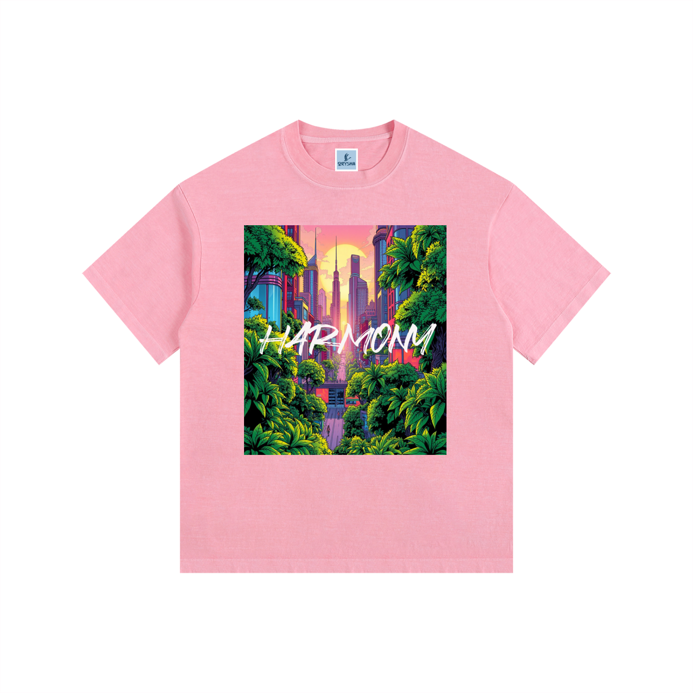 Women’s “Harmony” Vintage Washed Oversized Cotton T-Shirt