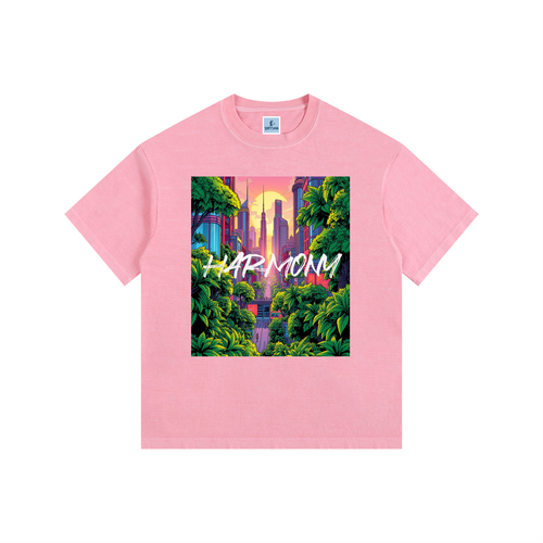 Women’s “Harmony” Vintage Washed Oversized Cotton T-Shirt