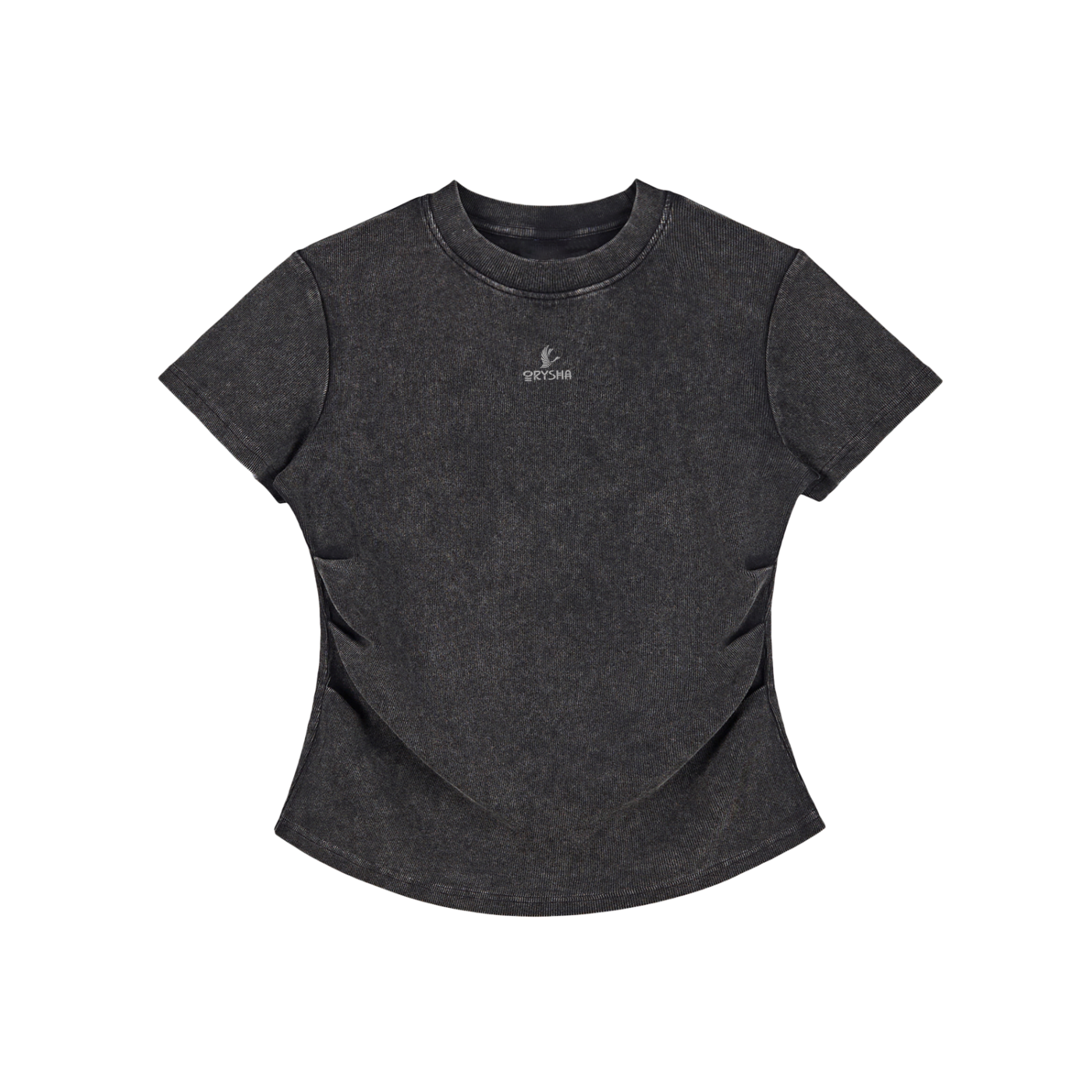 Women's Vintage Washed Bodycon Cotton T-Shirt