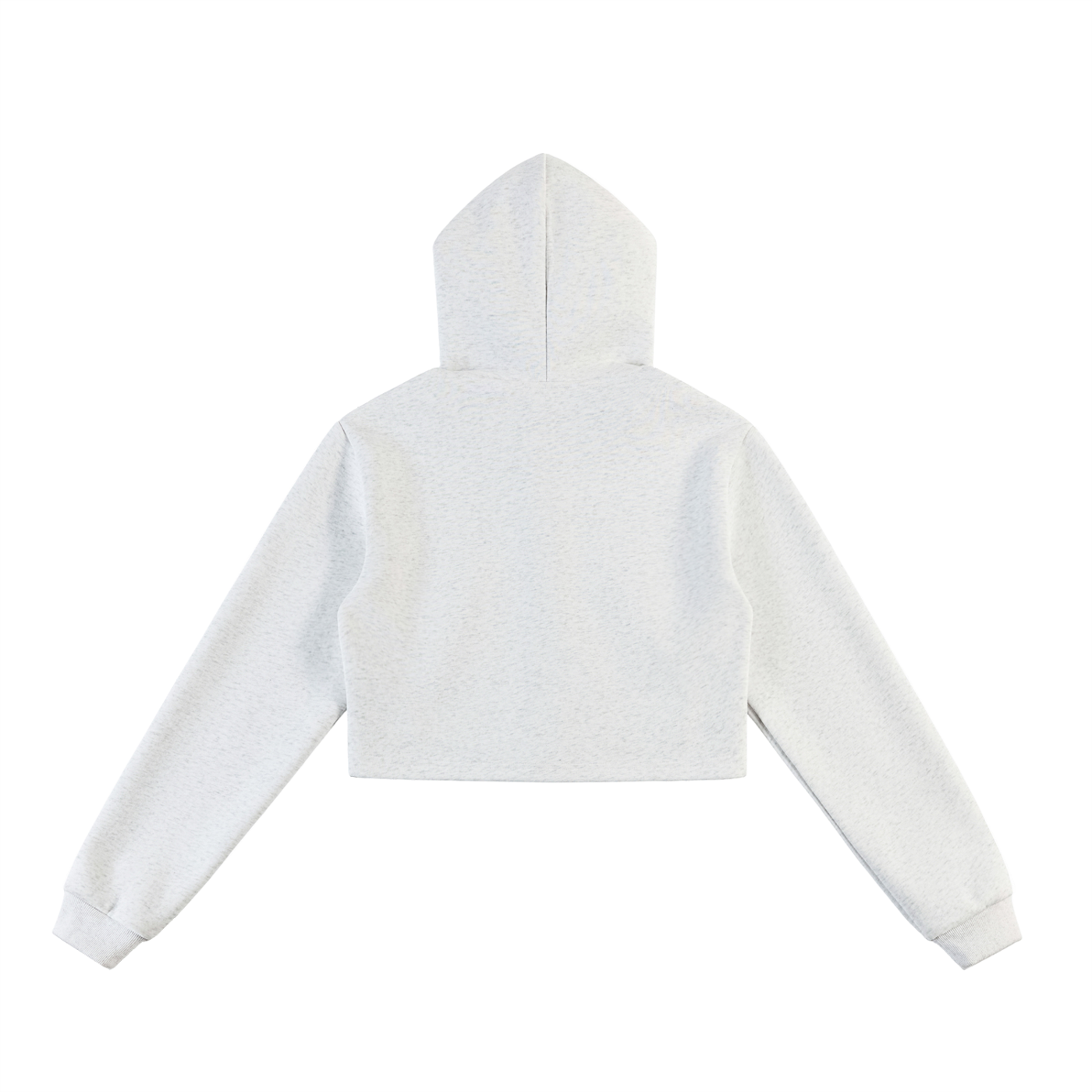 Women's Essential Cropped Zip-Up Hoodie