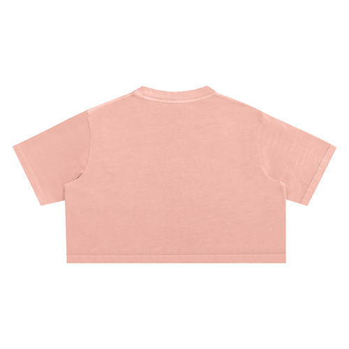 Women's "The Valley" Snow Wash Crop Top