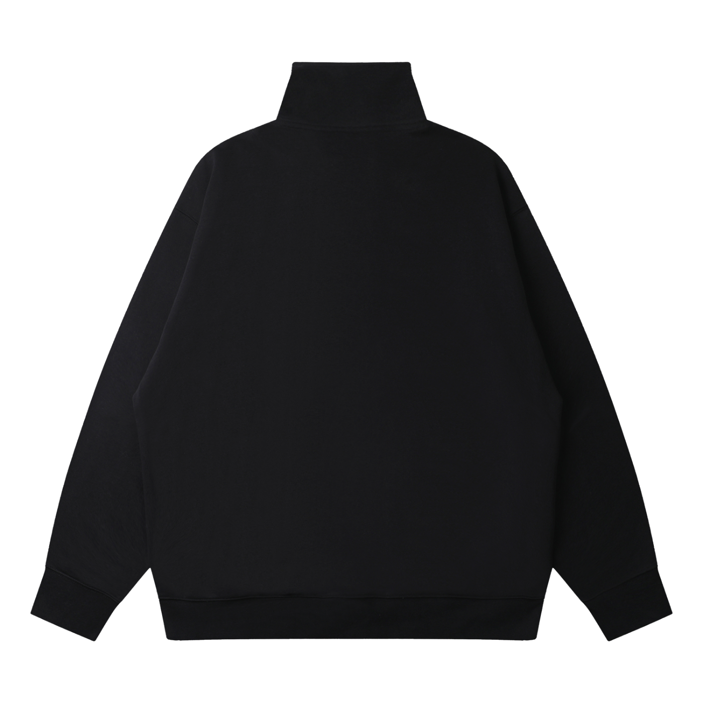 Men's Essential Quarter-Zip Drop Shoulder Sweatshirt