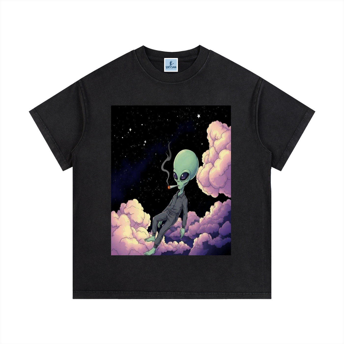 Unisex "Cosmic Drift" Vintage Cotton T-Shirt