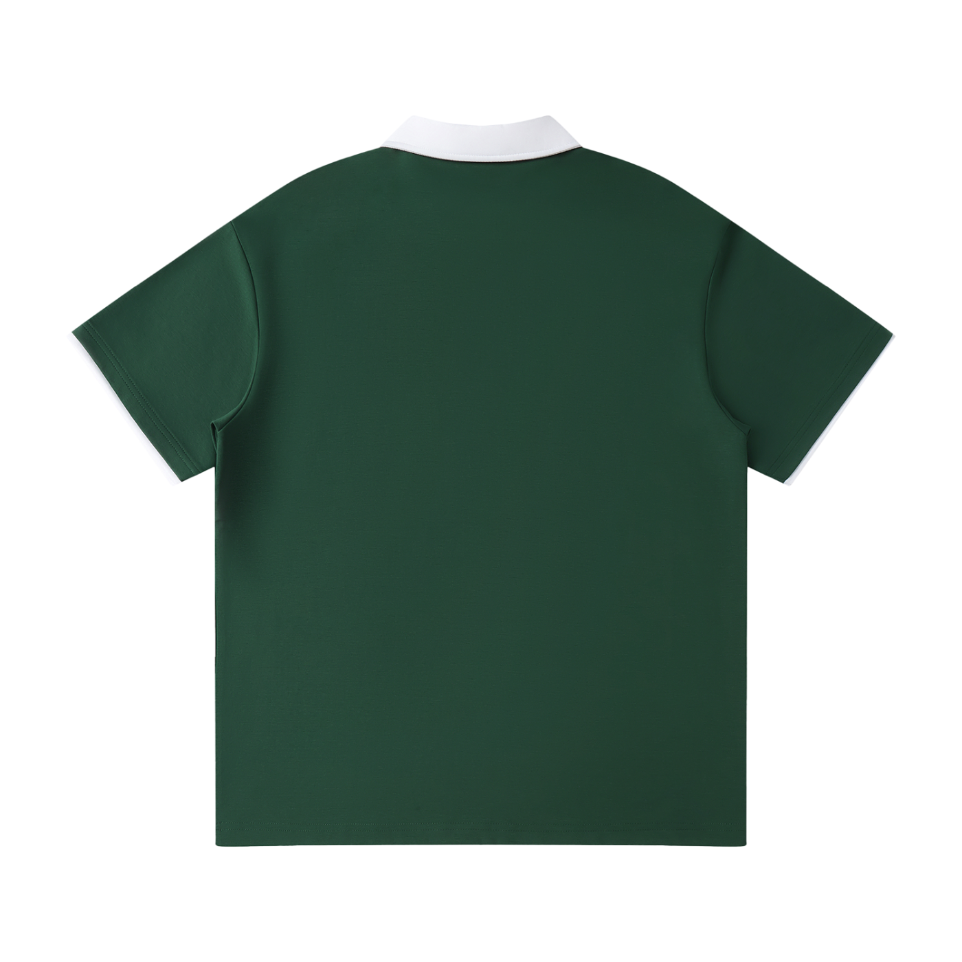 Men's Contrast Collar Raglan Polo Shirt