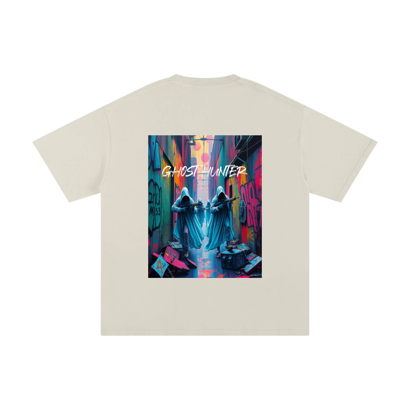 Men's "Ghost Hunters" Graphic Cotton T-Shirt
