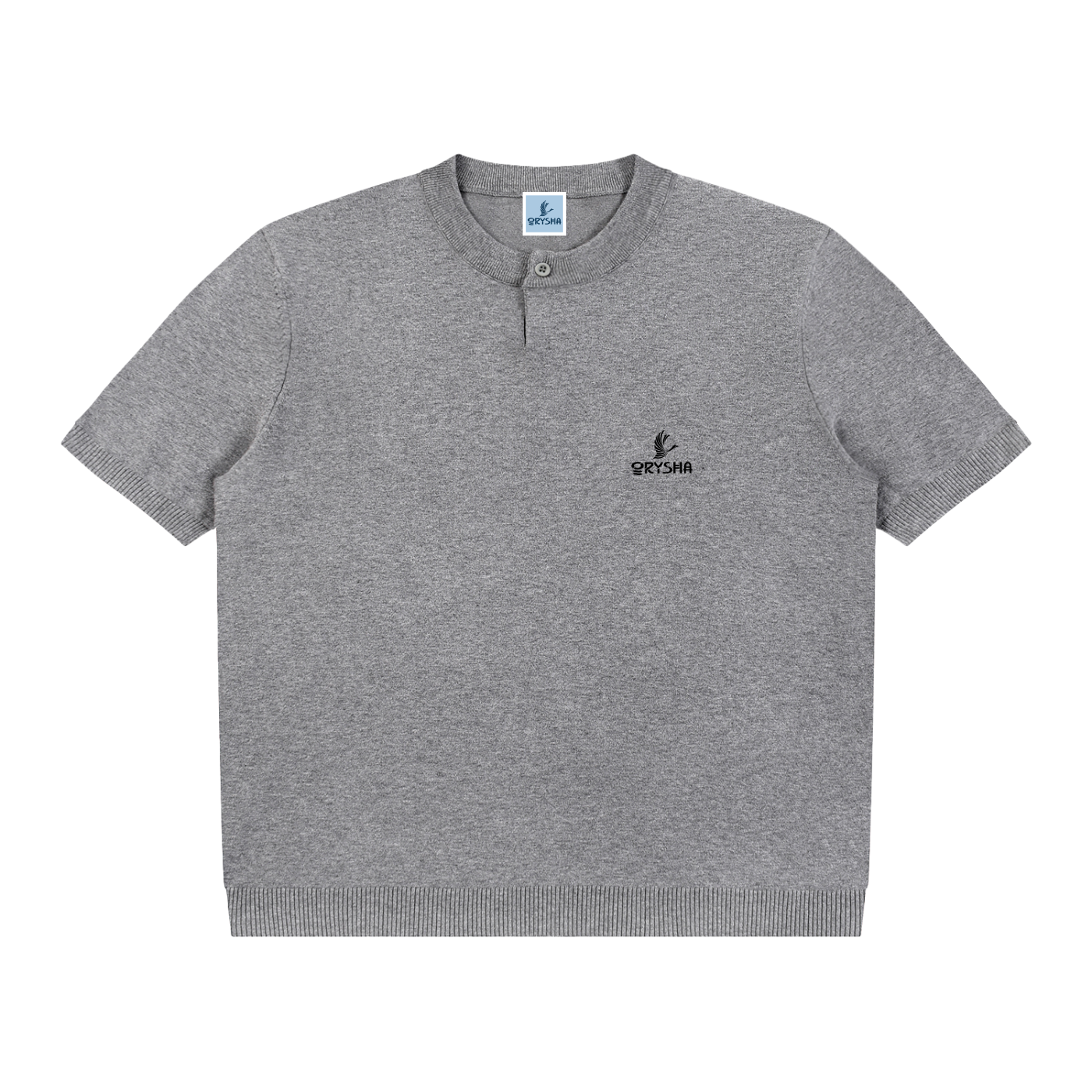 Unisex Essential Heavy Knit Henley T-Shirt