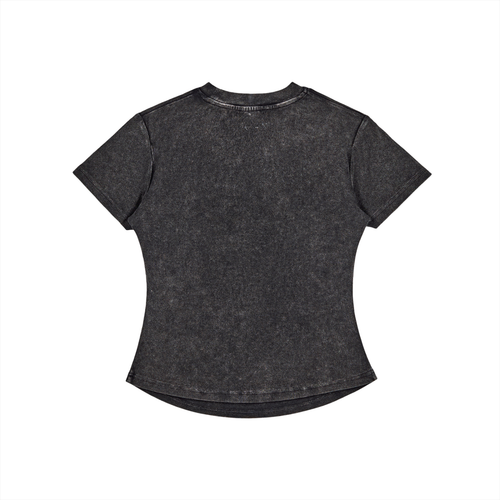 Women's Vintage Washed Bodycon Cotton T-Shirt