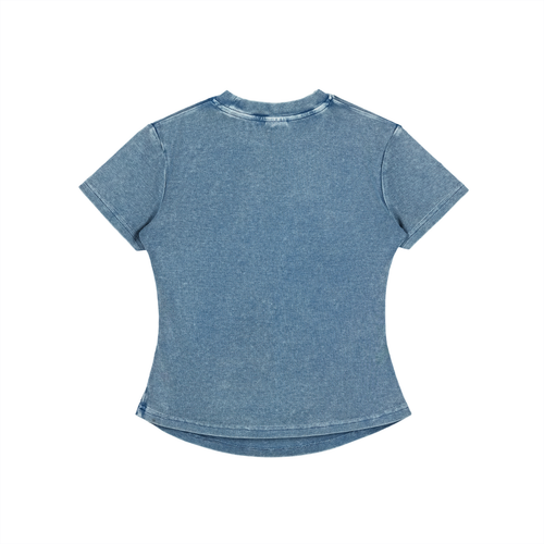 Women's Vintage Washed Bodycon Cotton T-Shirt