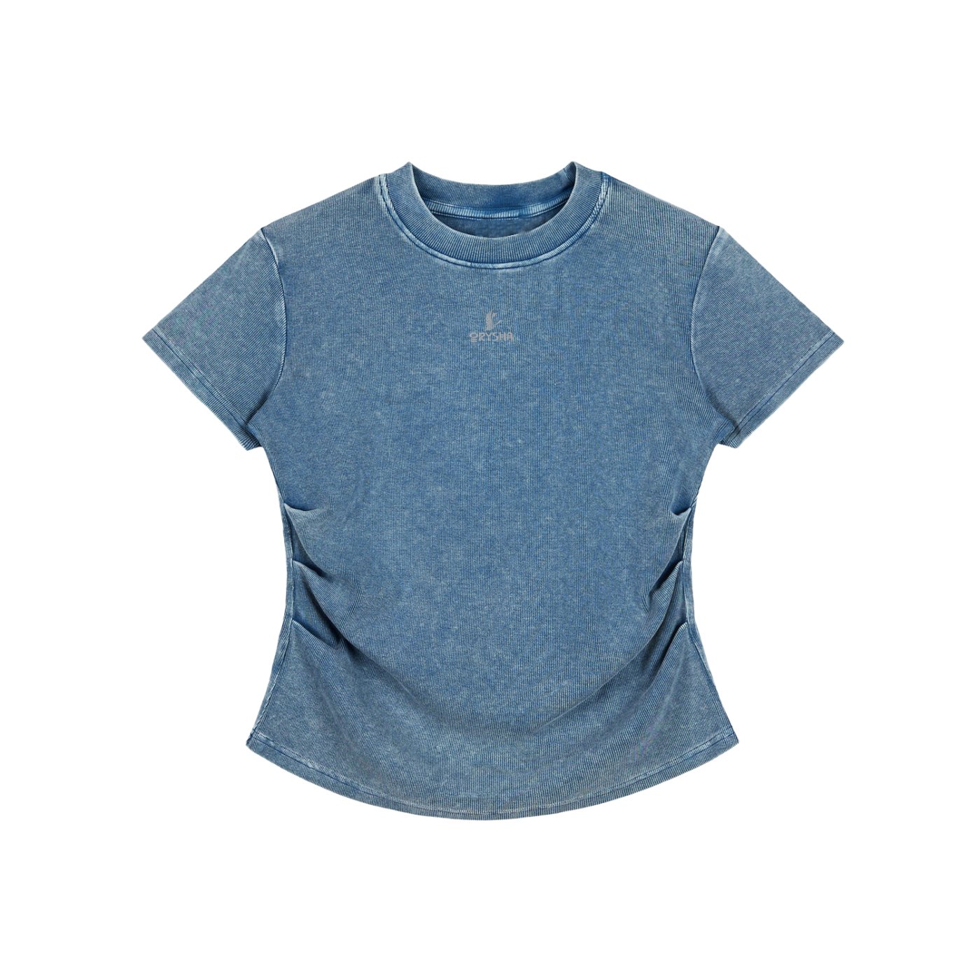 Women's Vintage Washed Bodycon Cotton T-Shirt
